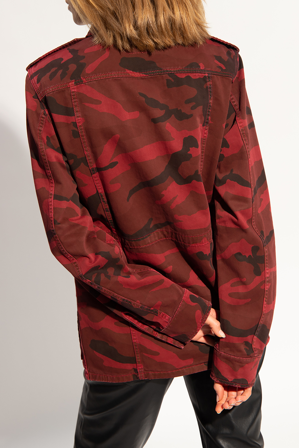 Saint Laurent Camo print shirt